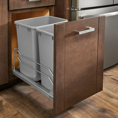 trash can pull outs waste container revashelf plastic 875 gallon pull out trash can walmartcom trash can pull outs waste container revashelf plastic 875 gallon pull out trash can walmartcom
